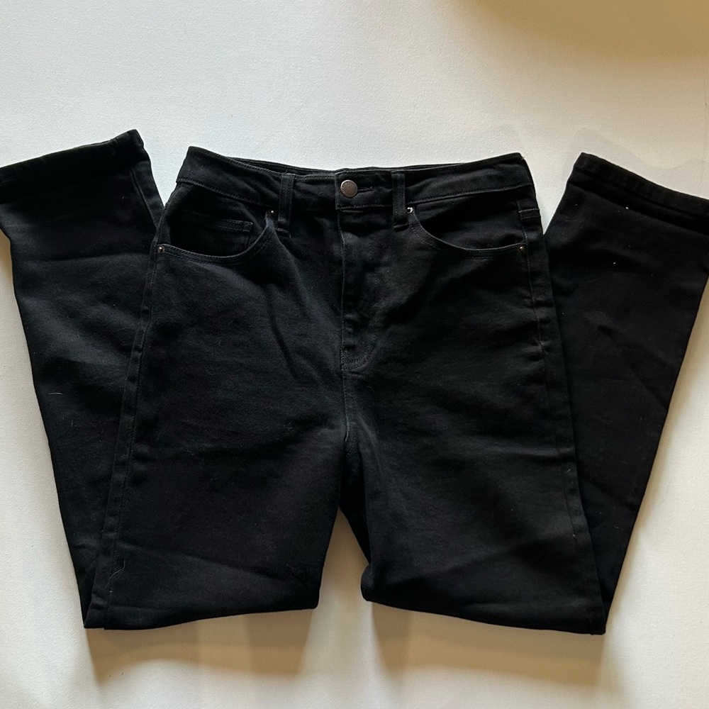 Black Straight Leg Women's Jeans